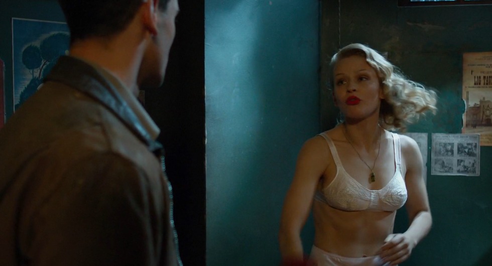 Julia Peresild in the film Territory