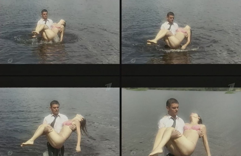 Erotic scenes with Elena Zakharova