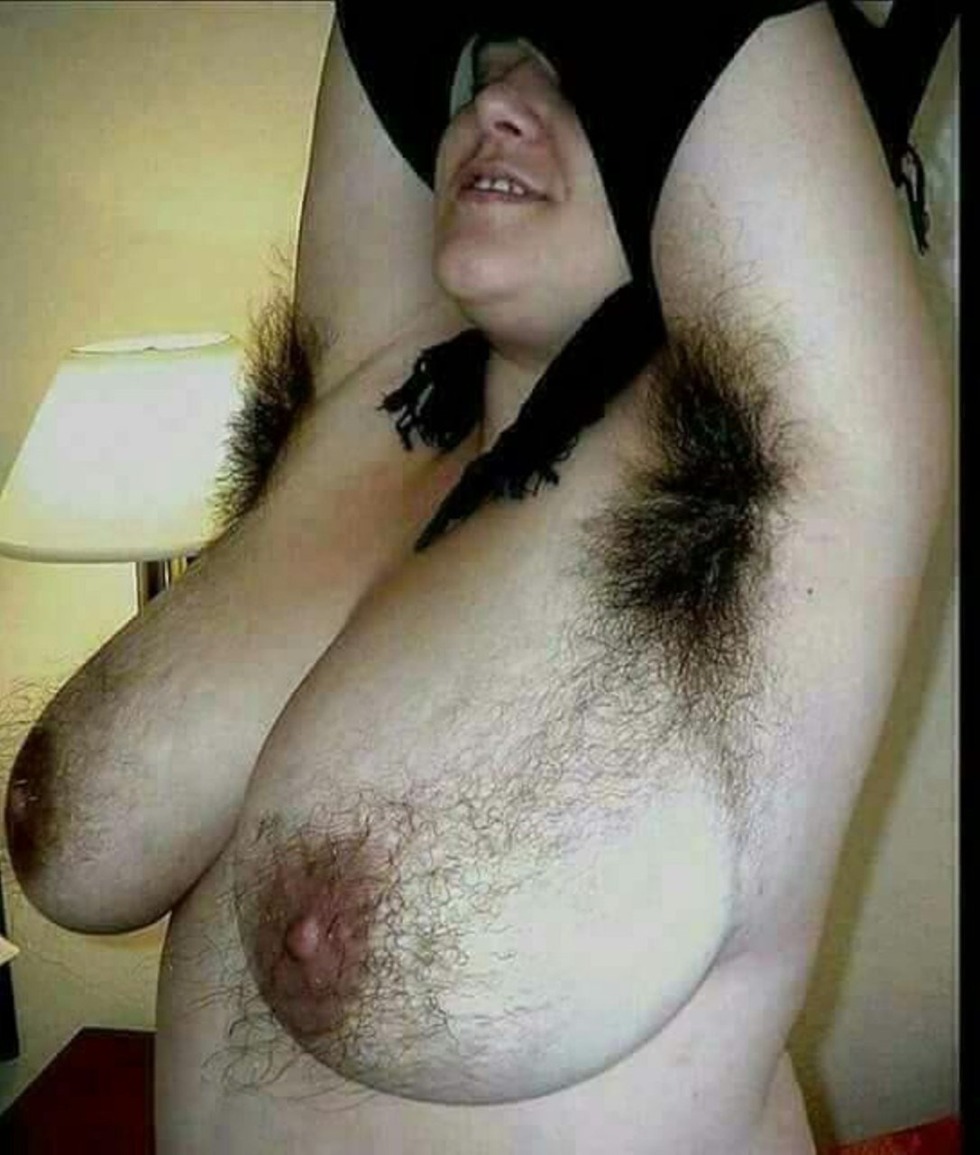Hairy female tits