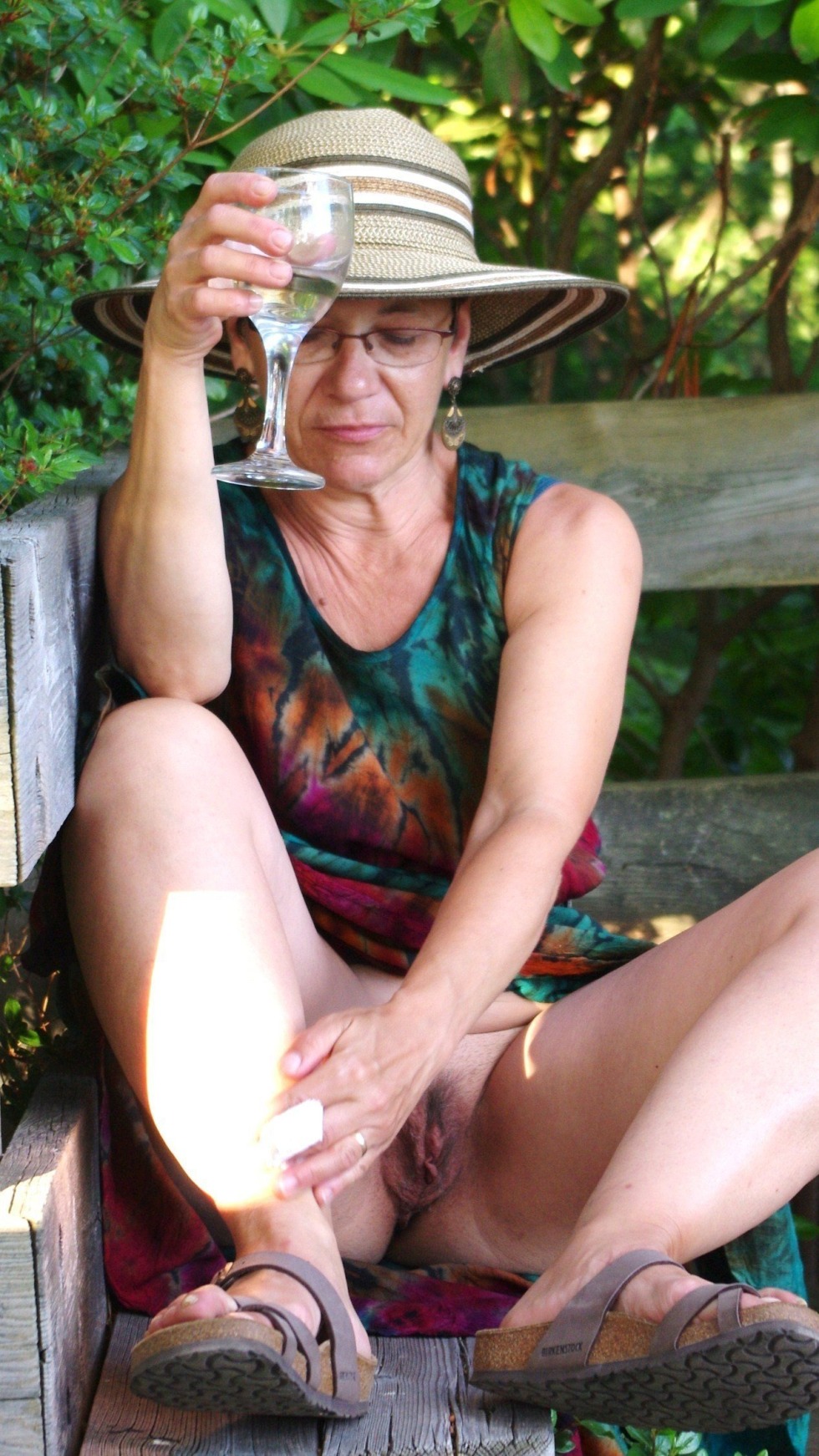 Old women without panties