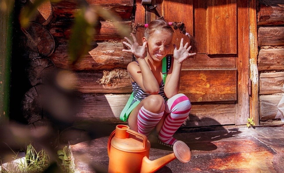 Peppy long stocking naked