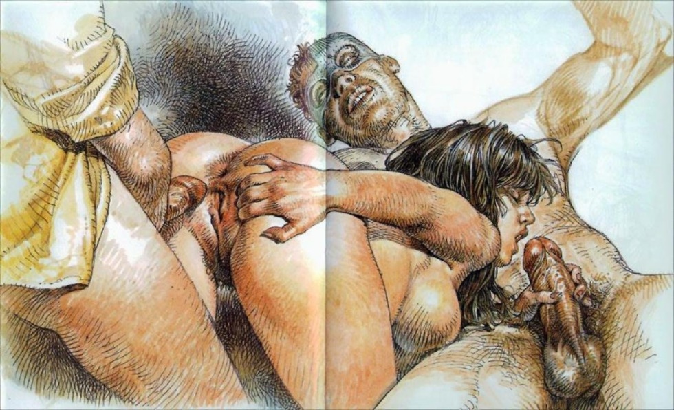 Paolo Serpiers Drawings Druuna Anal