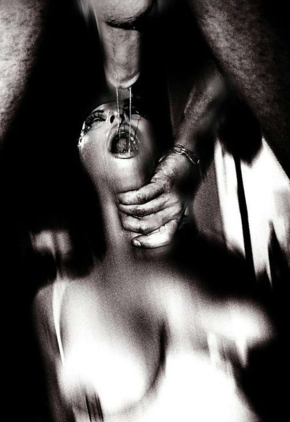 Professional shooting blowjob