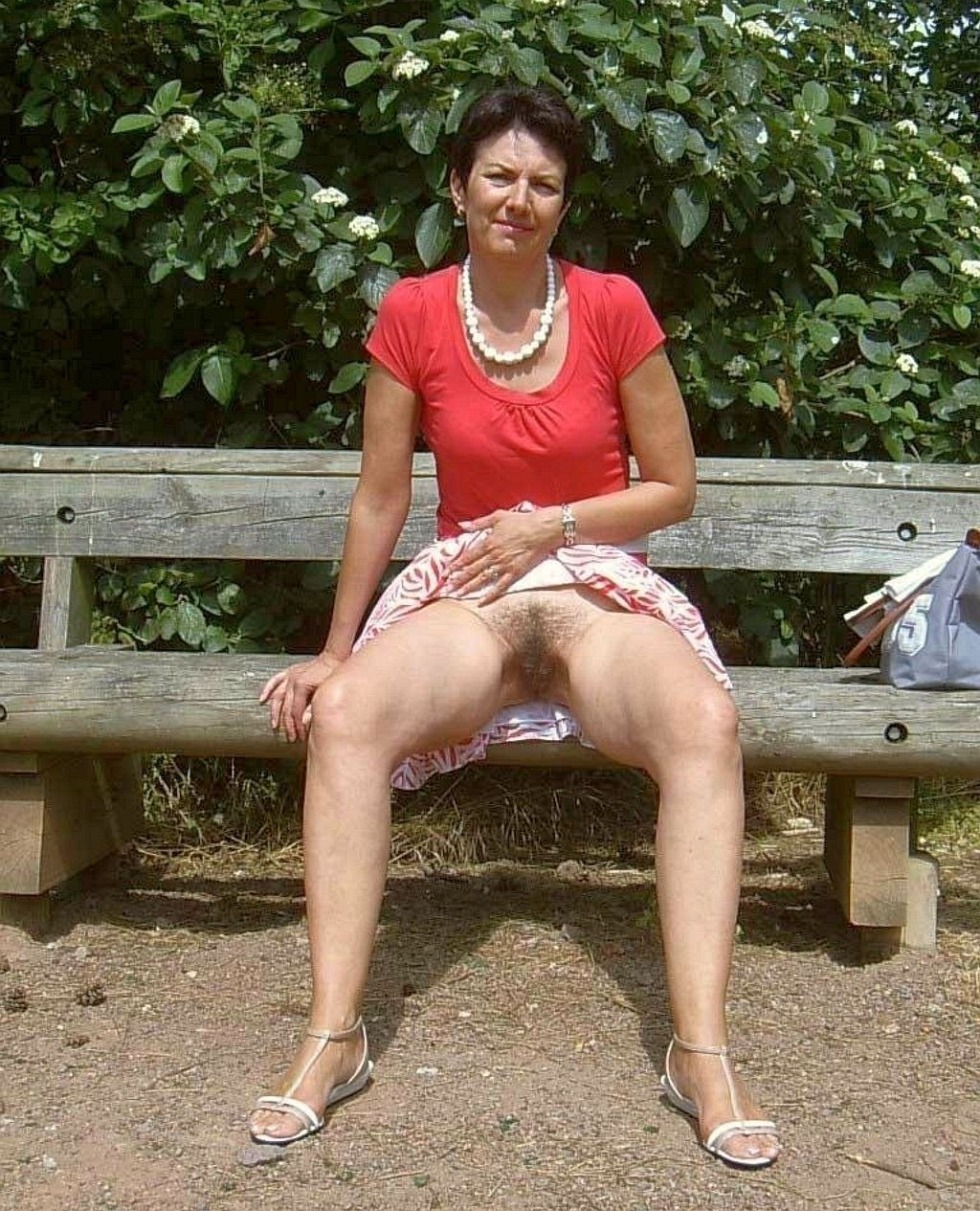 Older women without panties