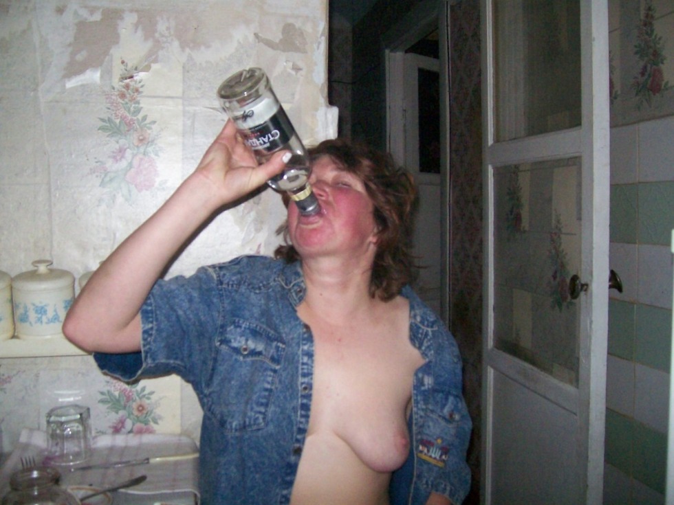 Drunk naked Russian women