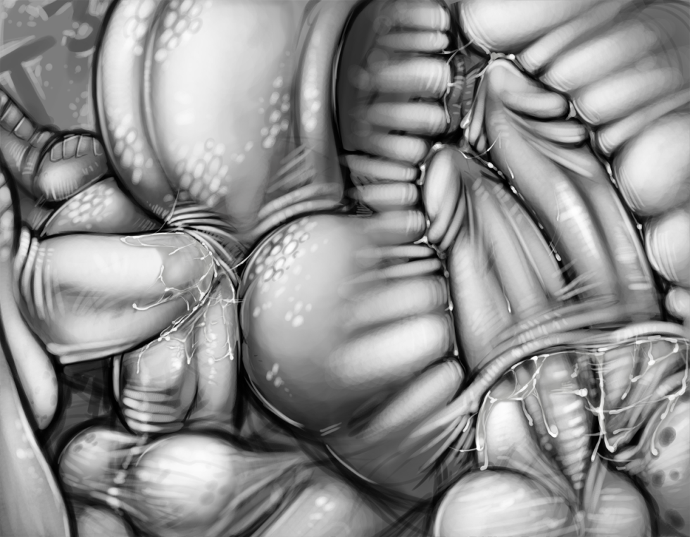 Hentai double penetration from the inside