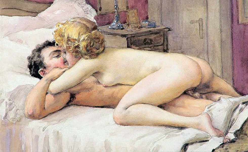 Sexual intercourse painting