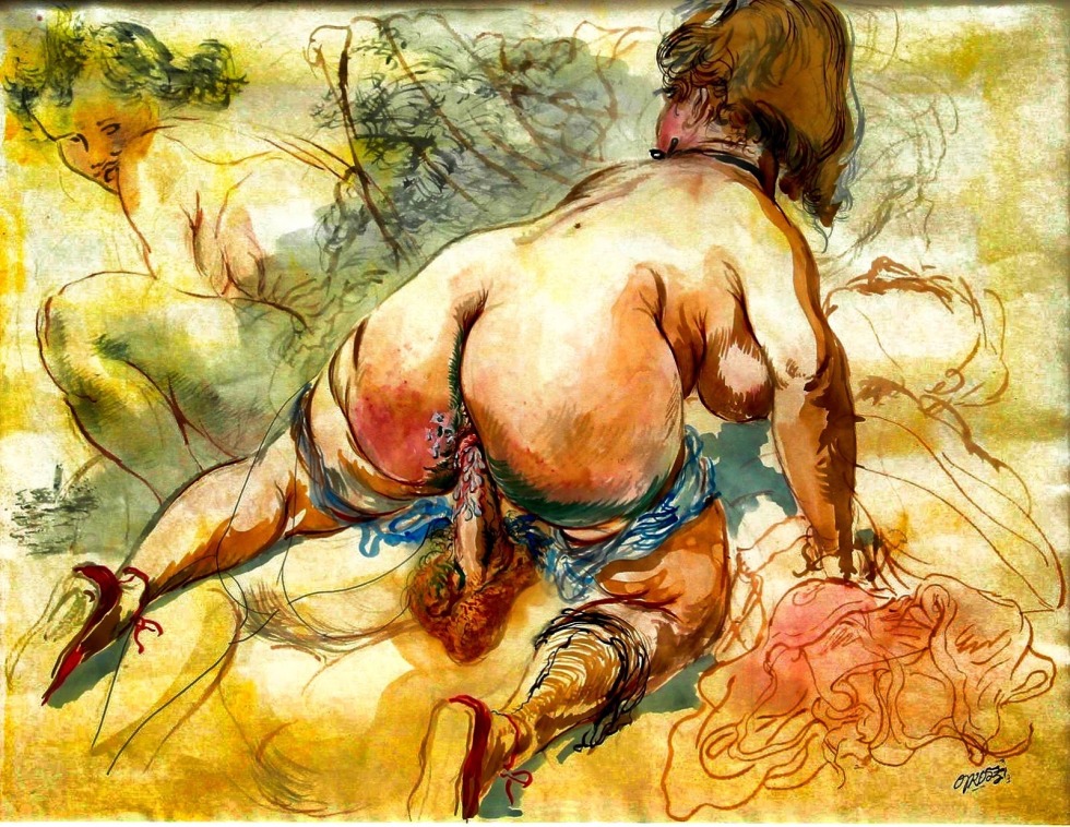 Erotic paintings and drawings