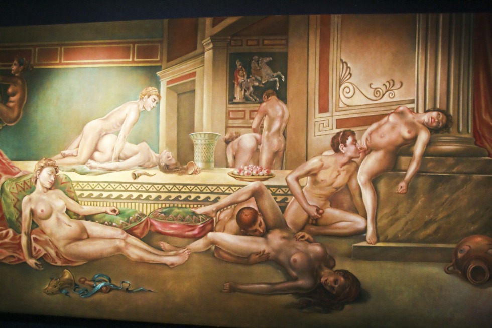 Ancient erotic paintings