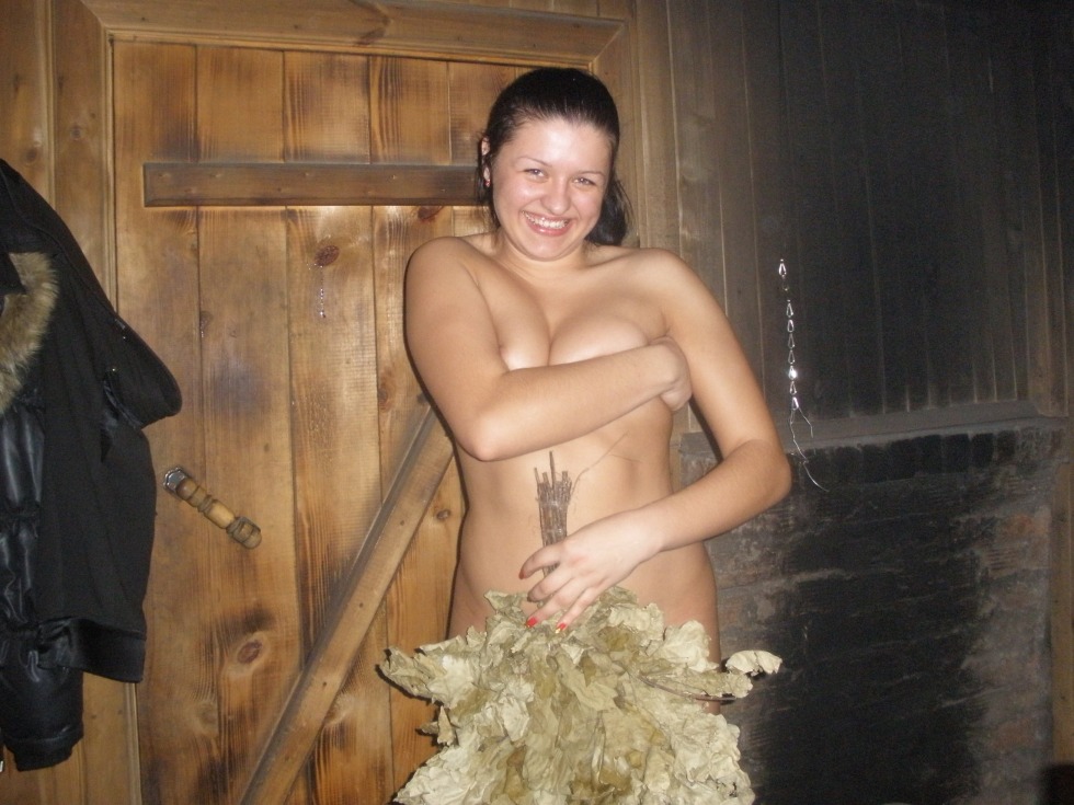 Naked women in a village bath