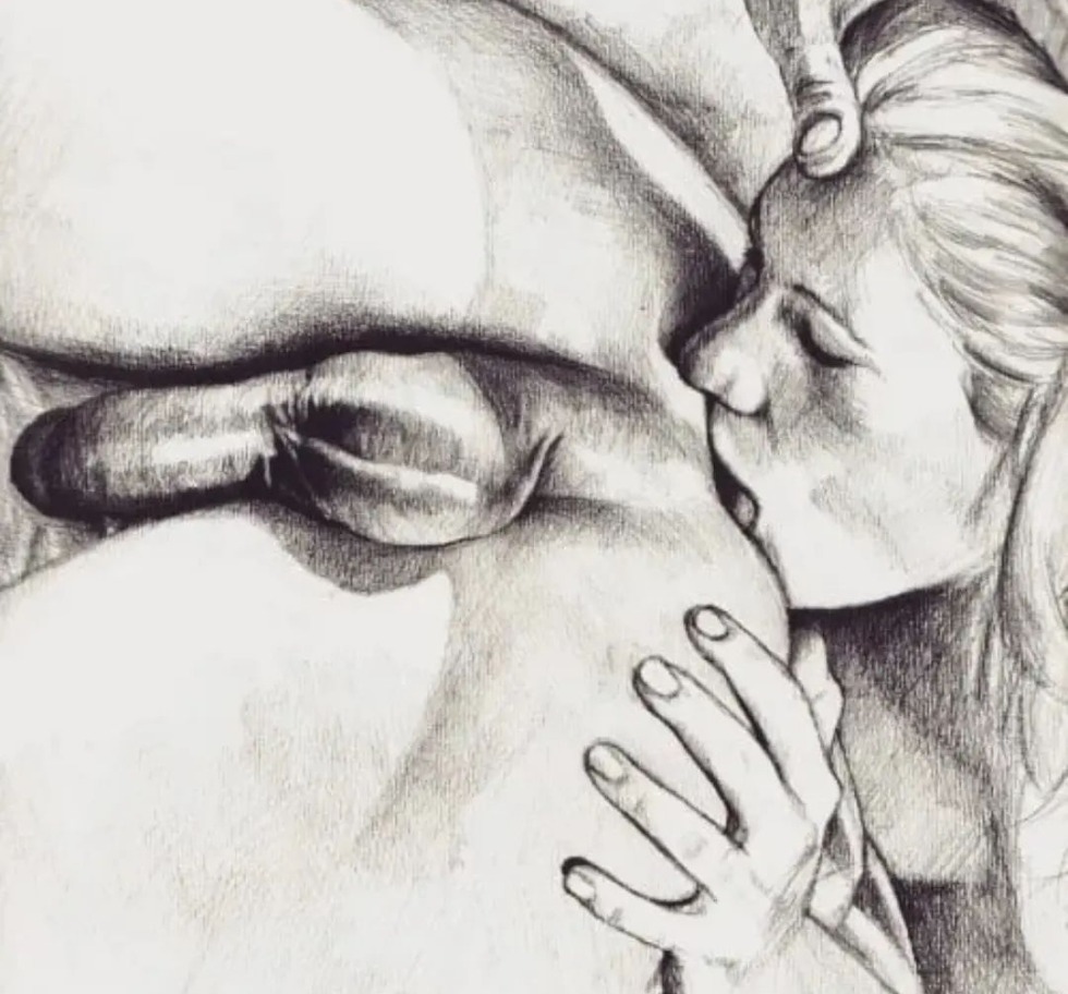 Drawings with a pencil Rimming