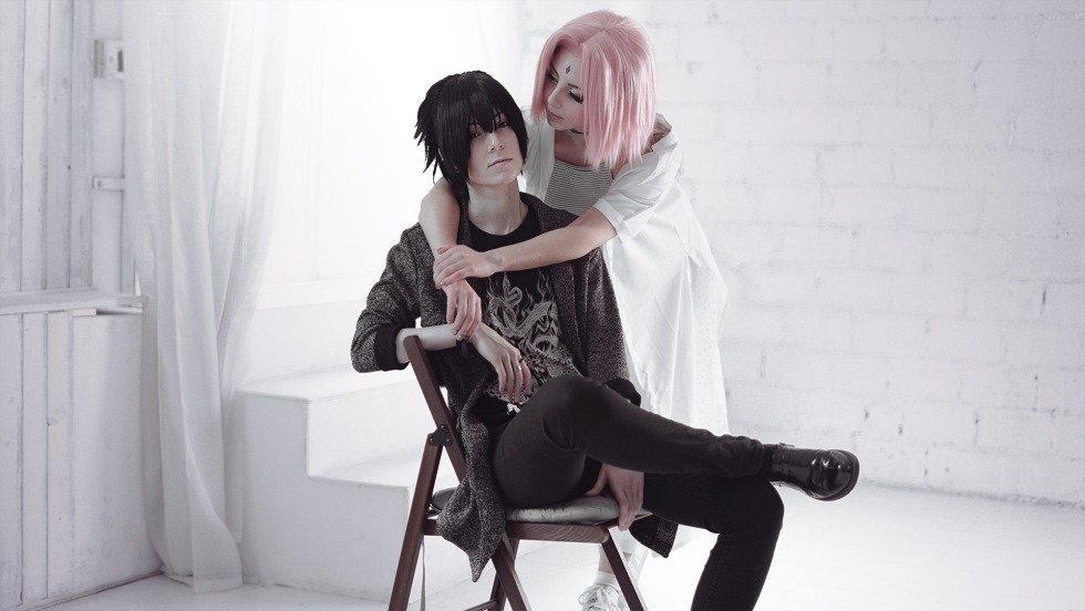 Sakura Haruno and Sasuke Uchiha Cosplay