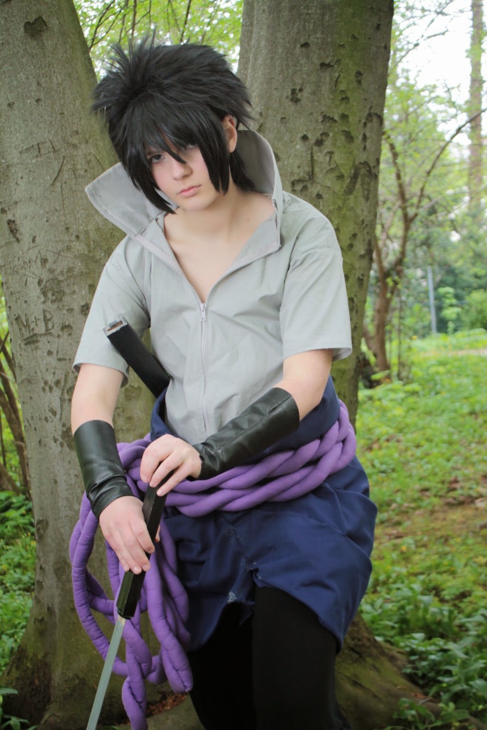 Sasuke Chidori cosplay