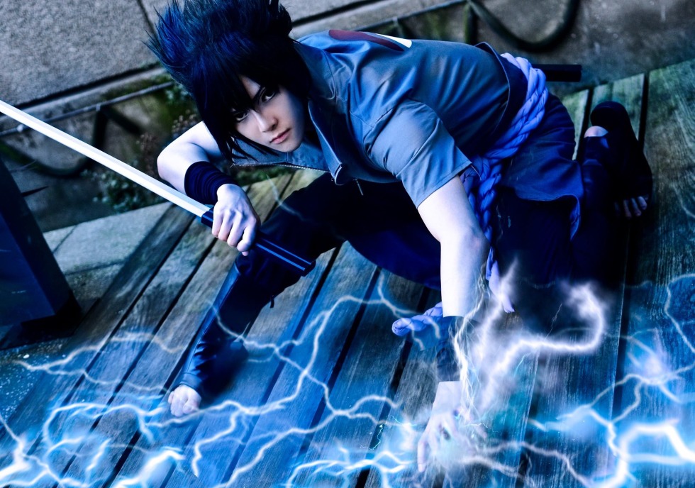 Sasuke Uchiha cosplay 12 years 1 season