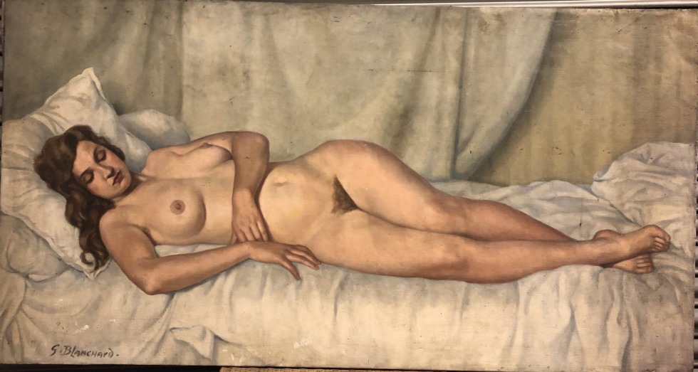 Old paintings with naked