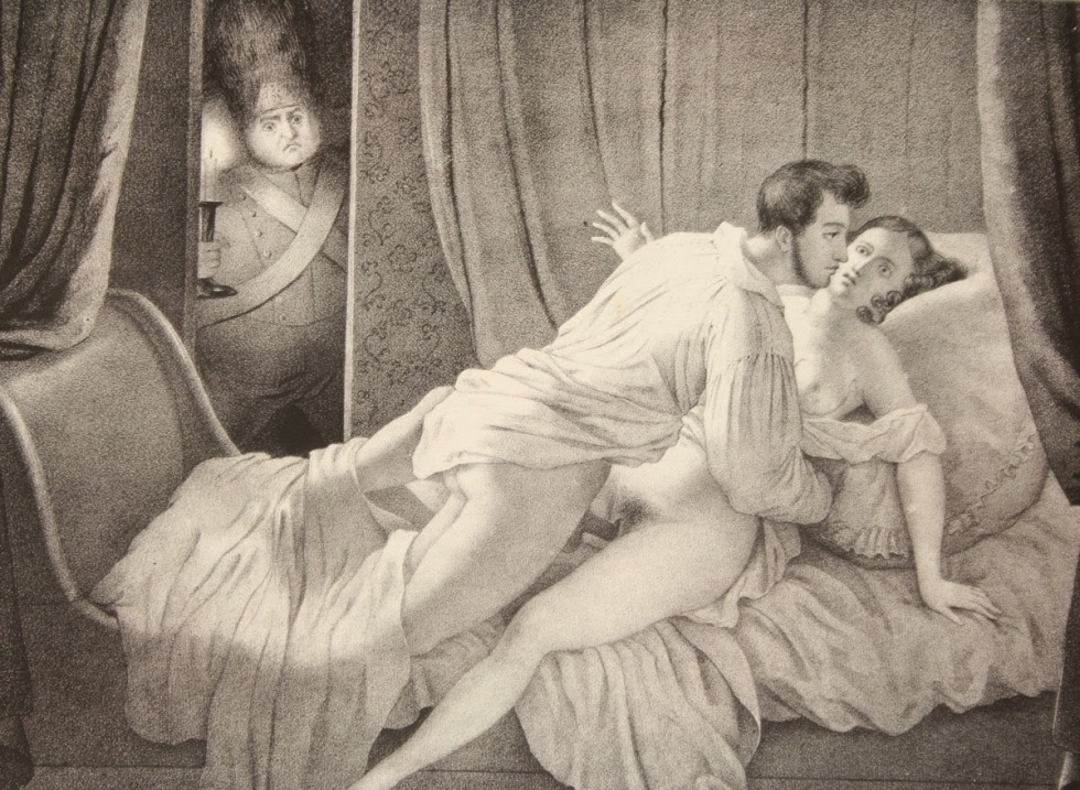 Pornographic painting 19th century