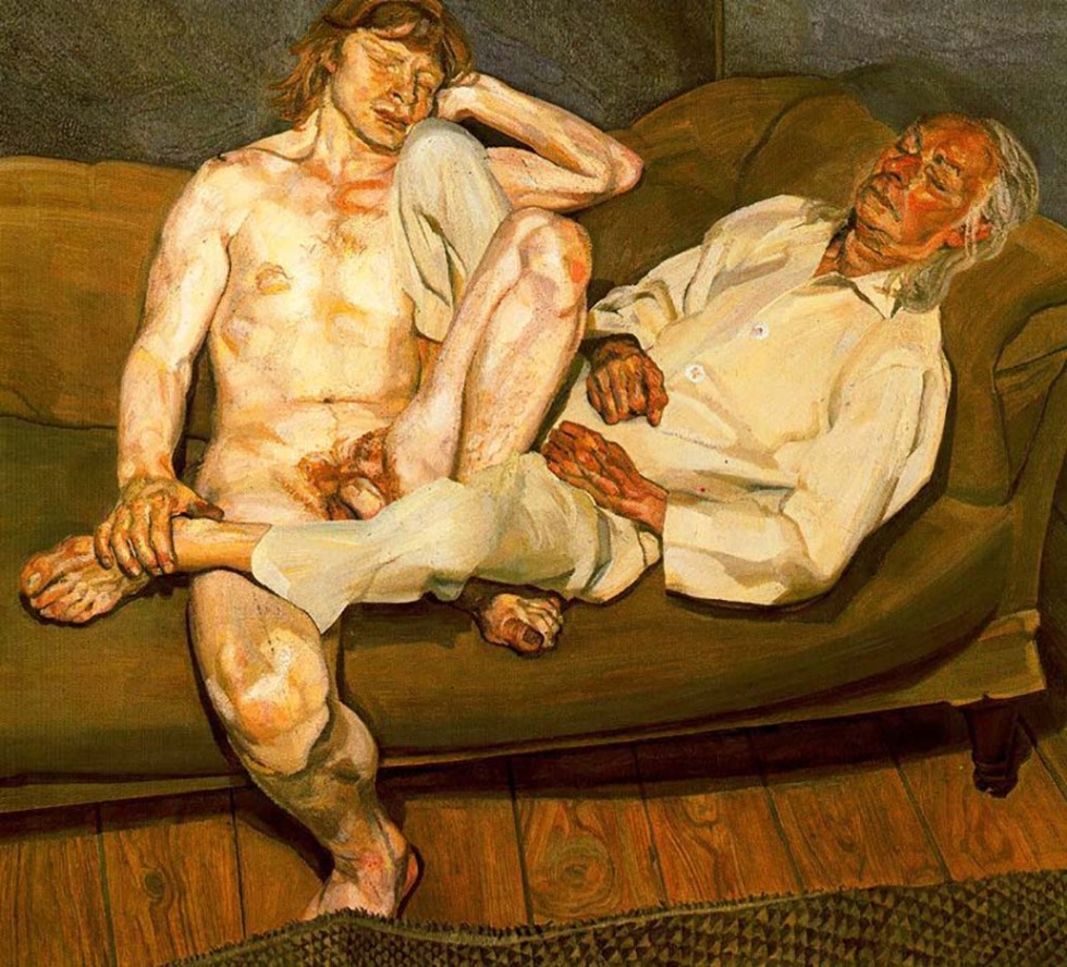 Lucien Freud Paints Nagota