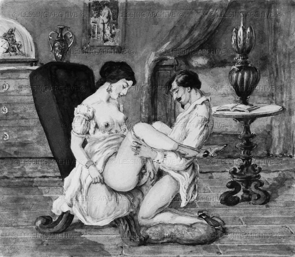 Old erotic drawings