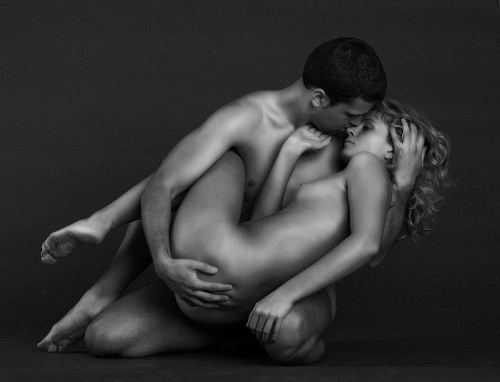 Erotic photo shoot of the couple