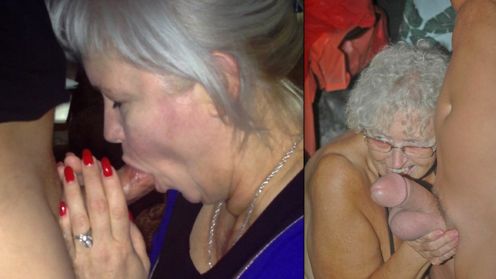 Old women suck at a party