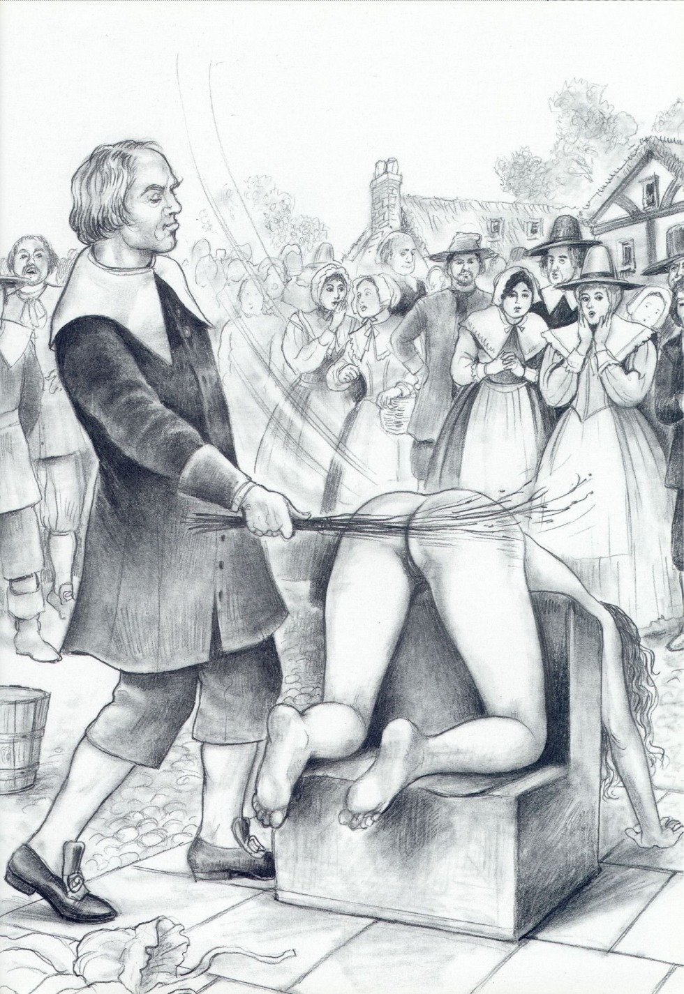 Punishment of women flogging