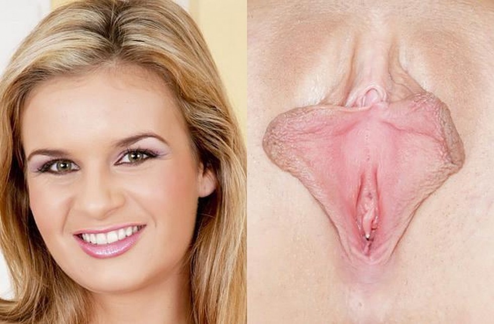 Face and vagina of Russian celebrities