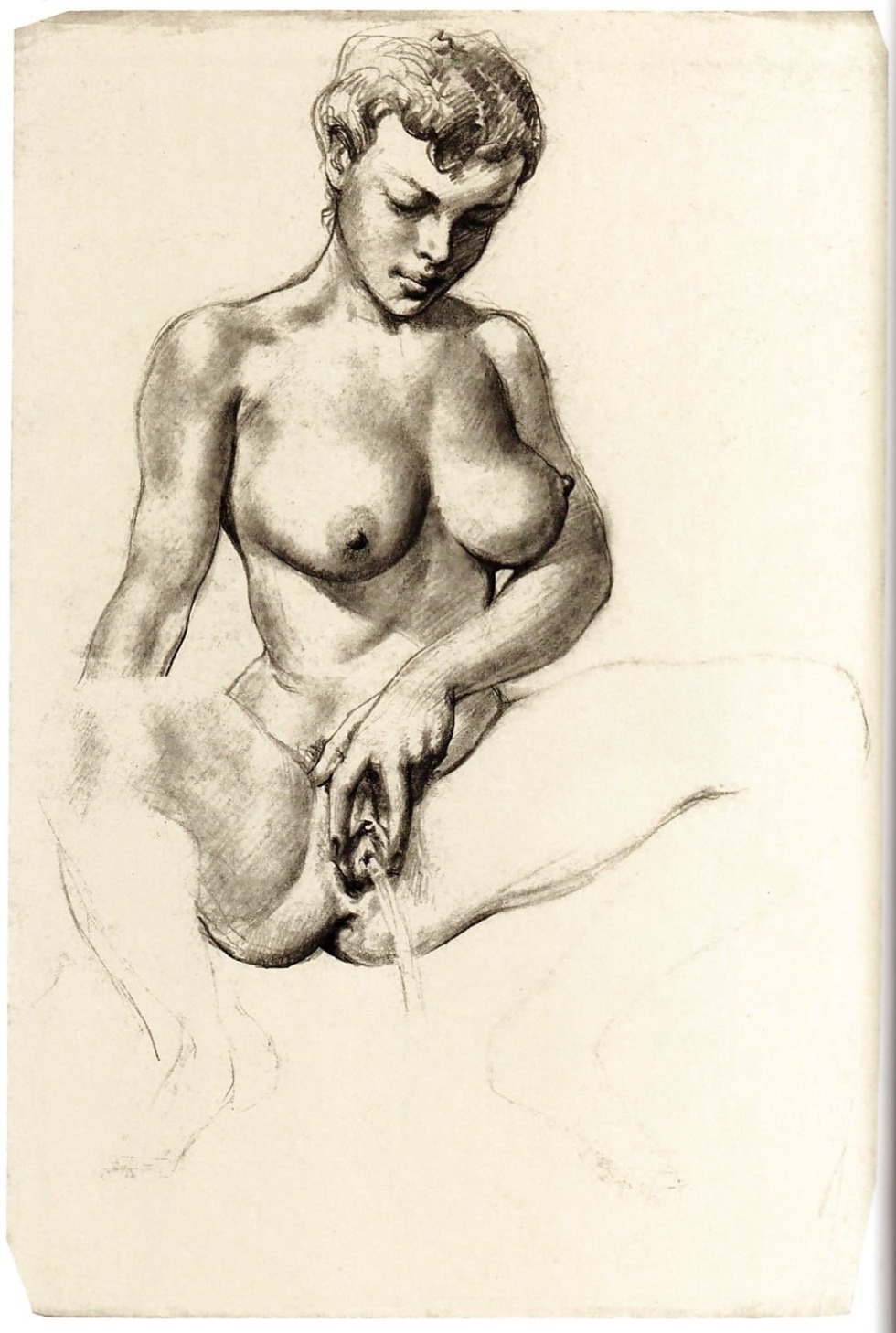 Drawing penis from nature