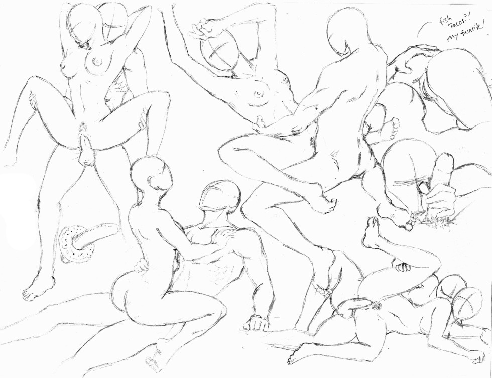 Anime pose for drawing hentai