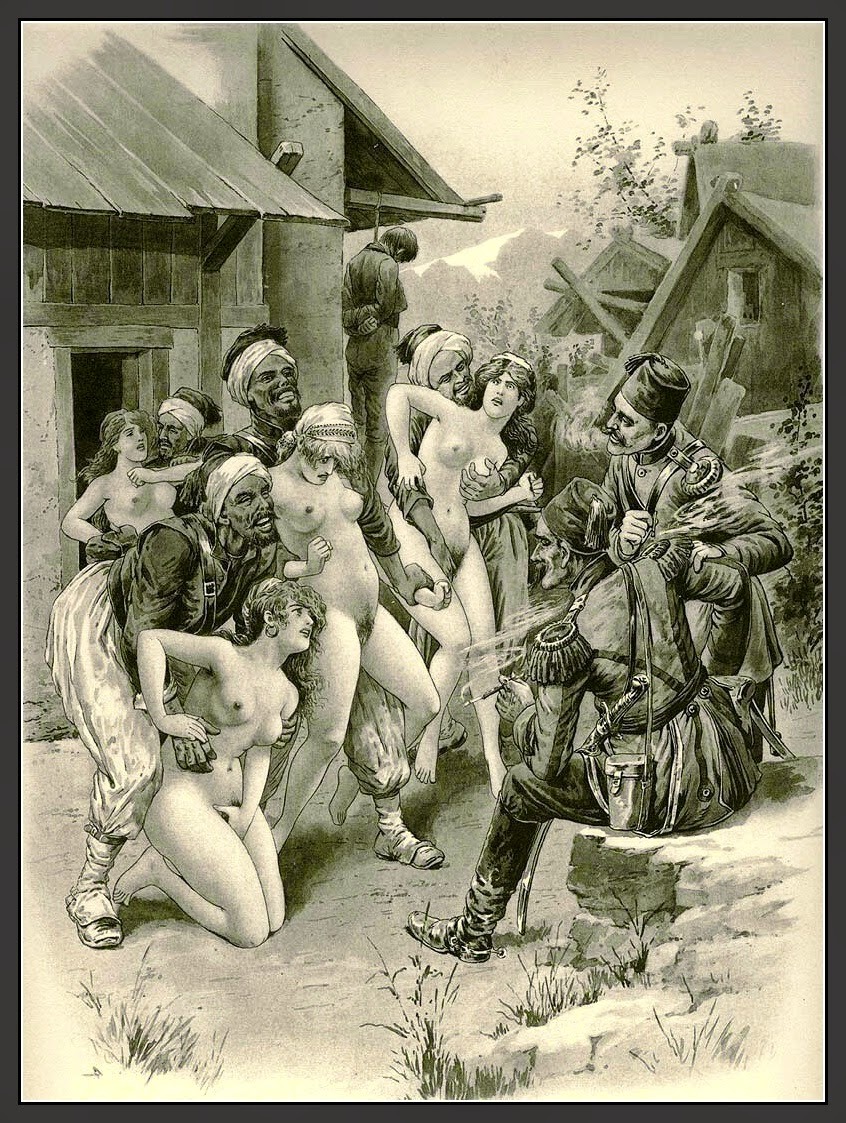 Gottfried Ziben "Balkan atrocities" (1909)