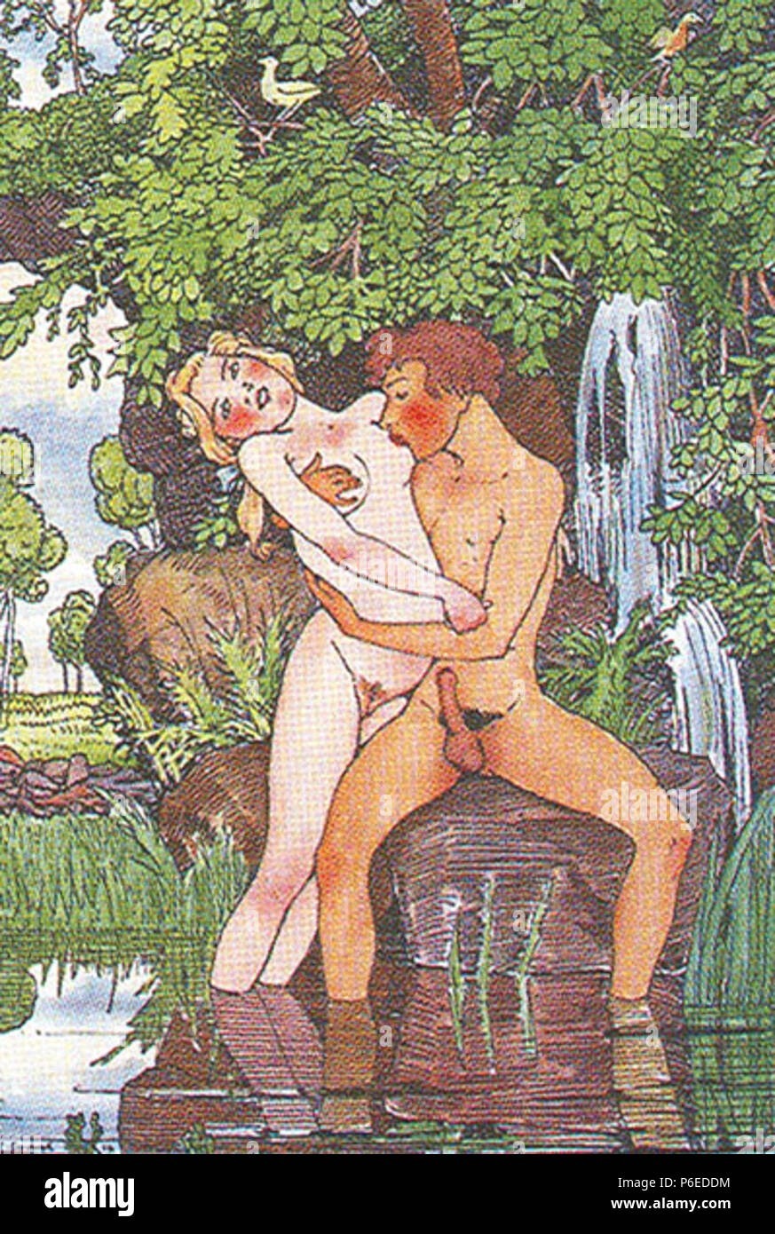 Erotic illustrations for fairy tales