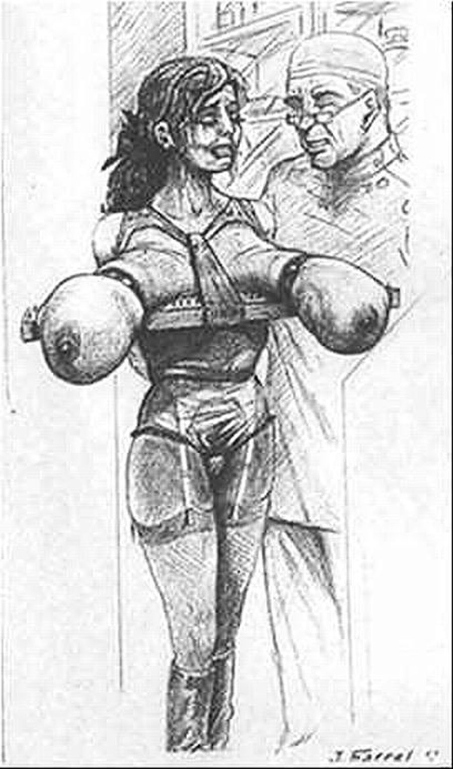 Joseph Farrell drawings BDSM