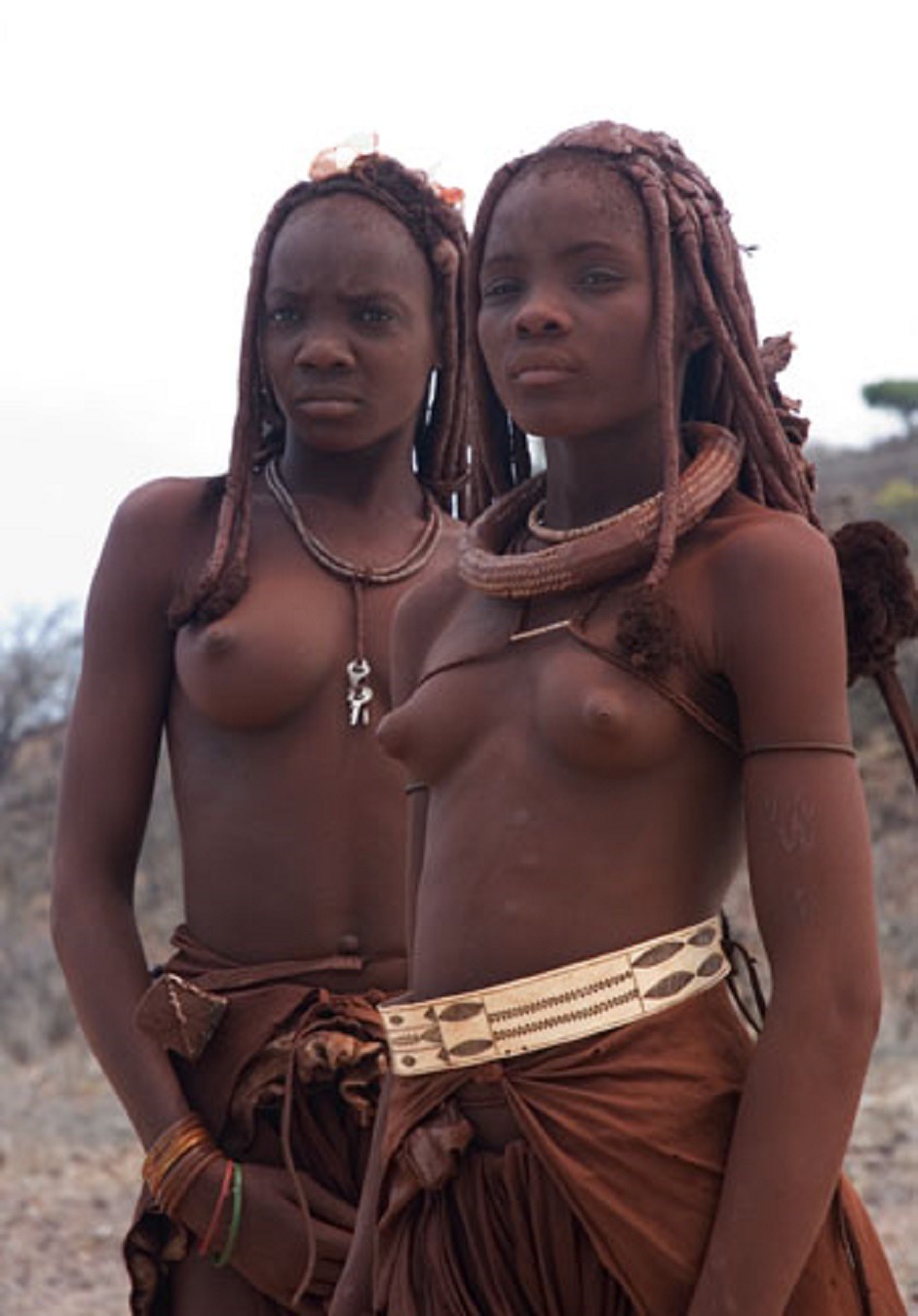 Naked women from the tribe