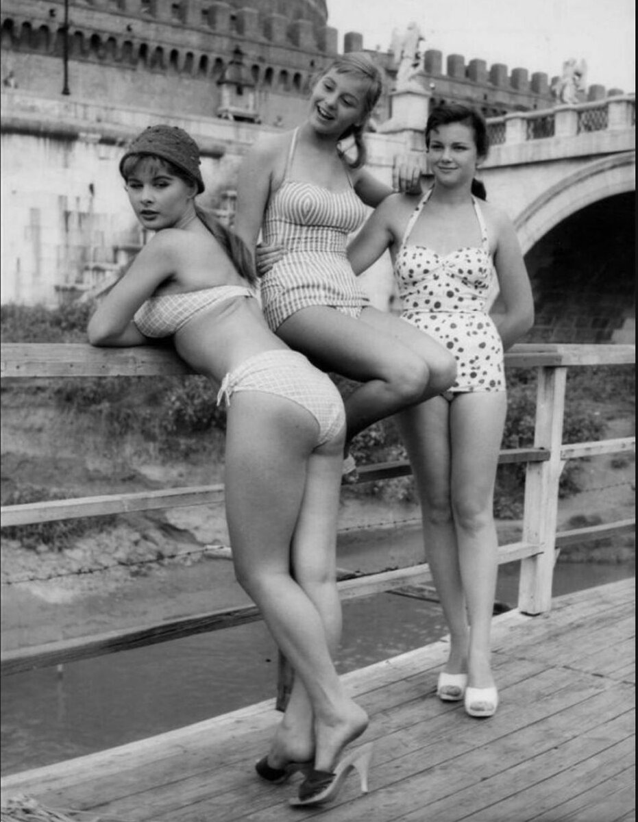 Marisa Allasio in a swimsuit