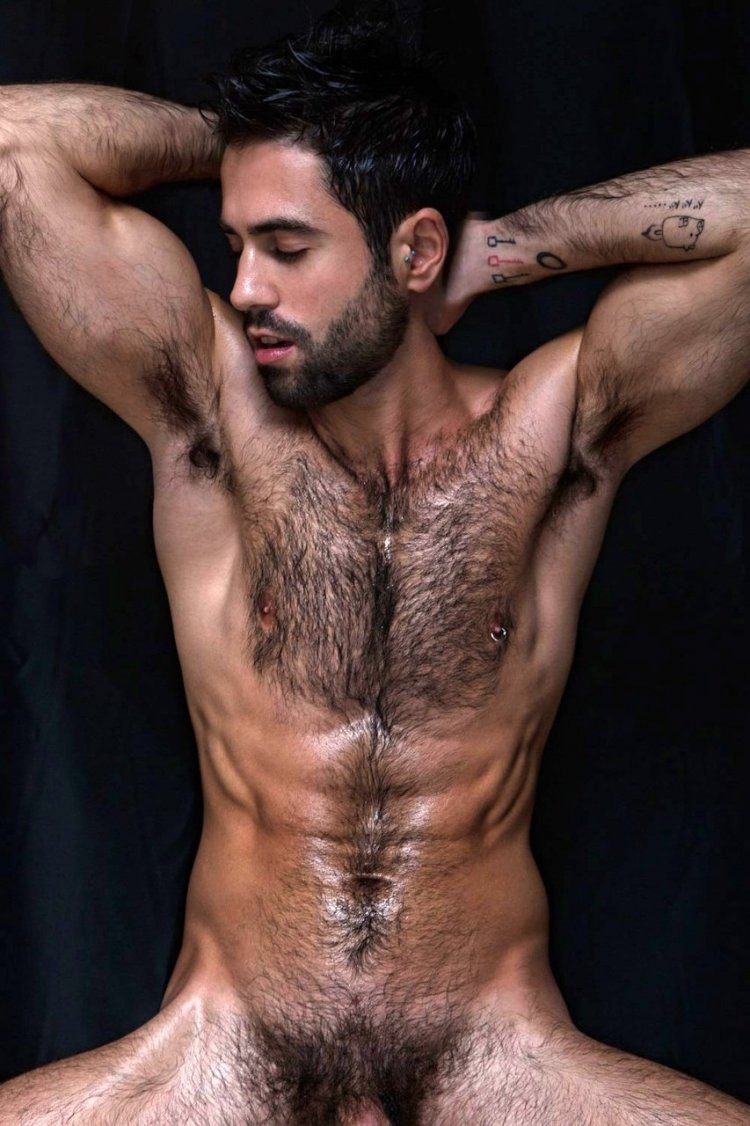 Beautiful naked hairy guys