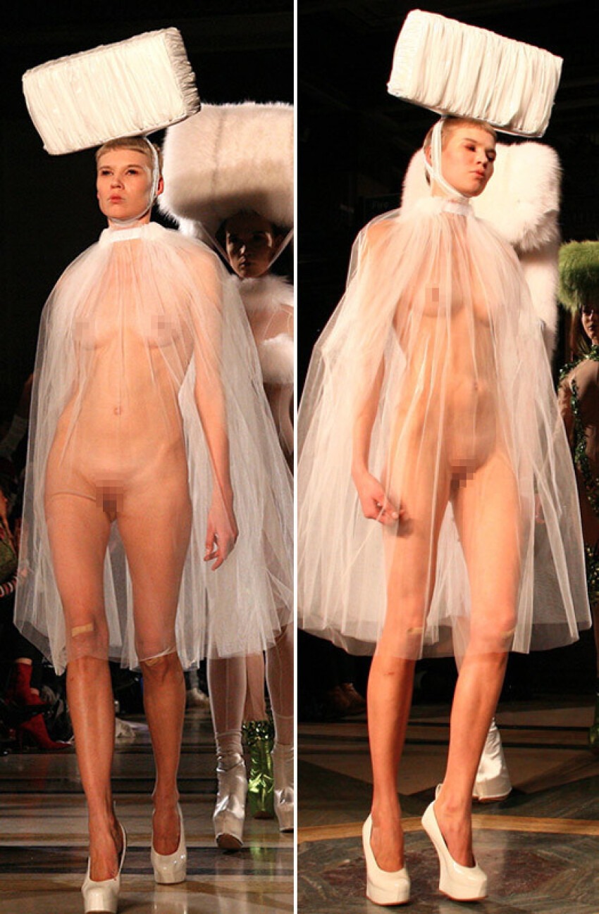 Nudity on fashion shows