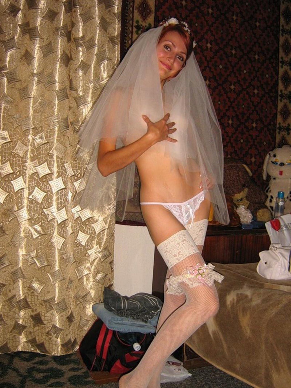 Naked brides at the wedding private