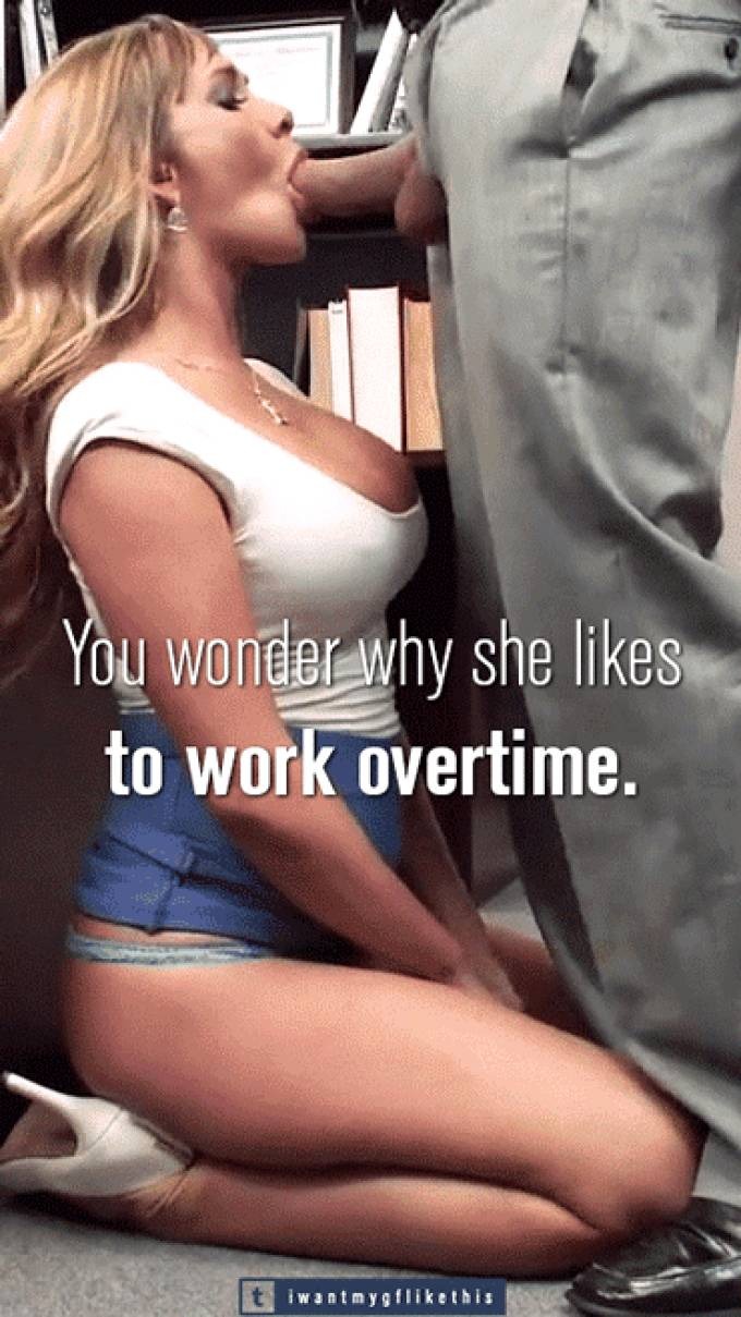 Blonde in clothes sucks