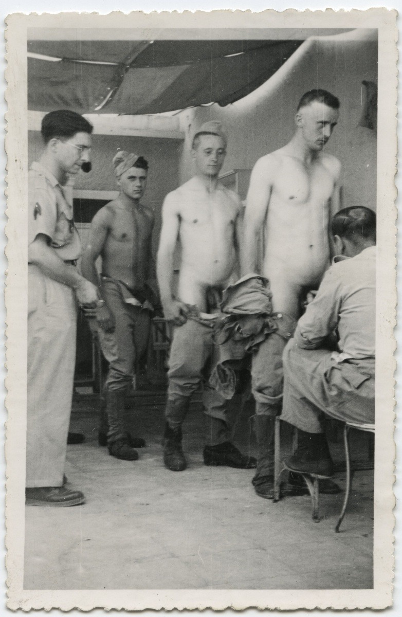 Naked Soviet soldiers
