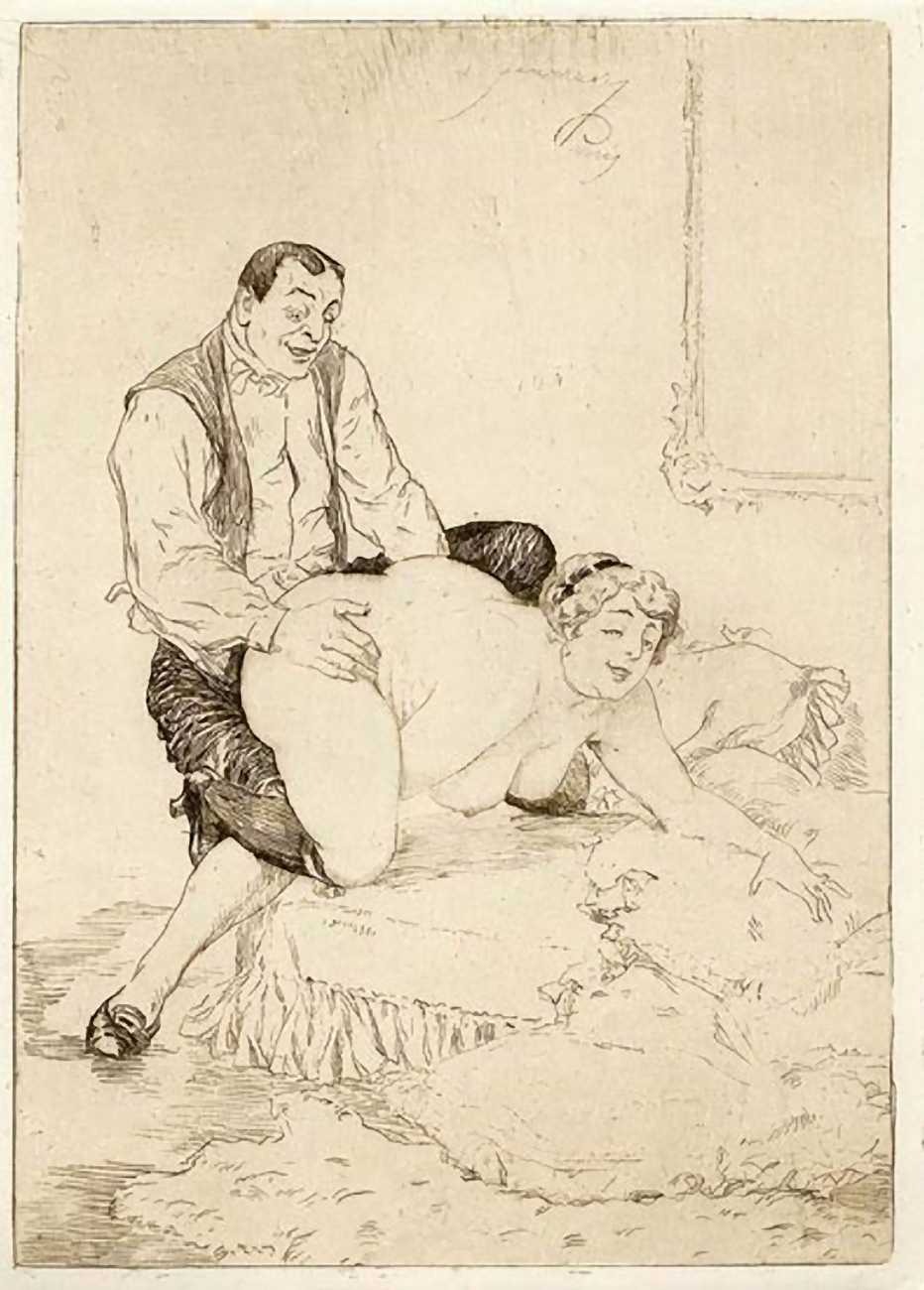Old erotic drawings