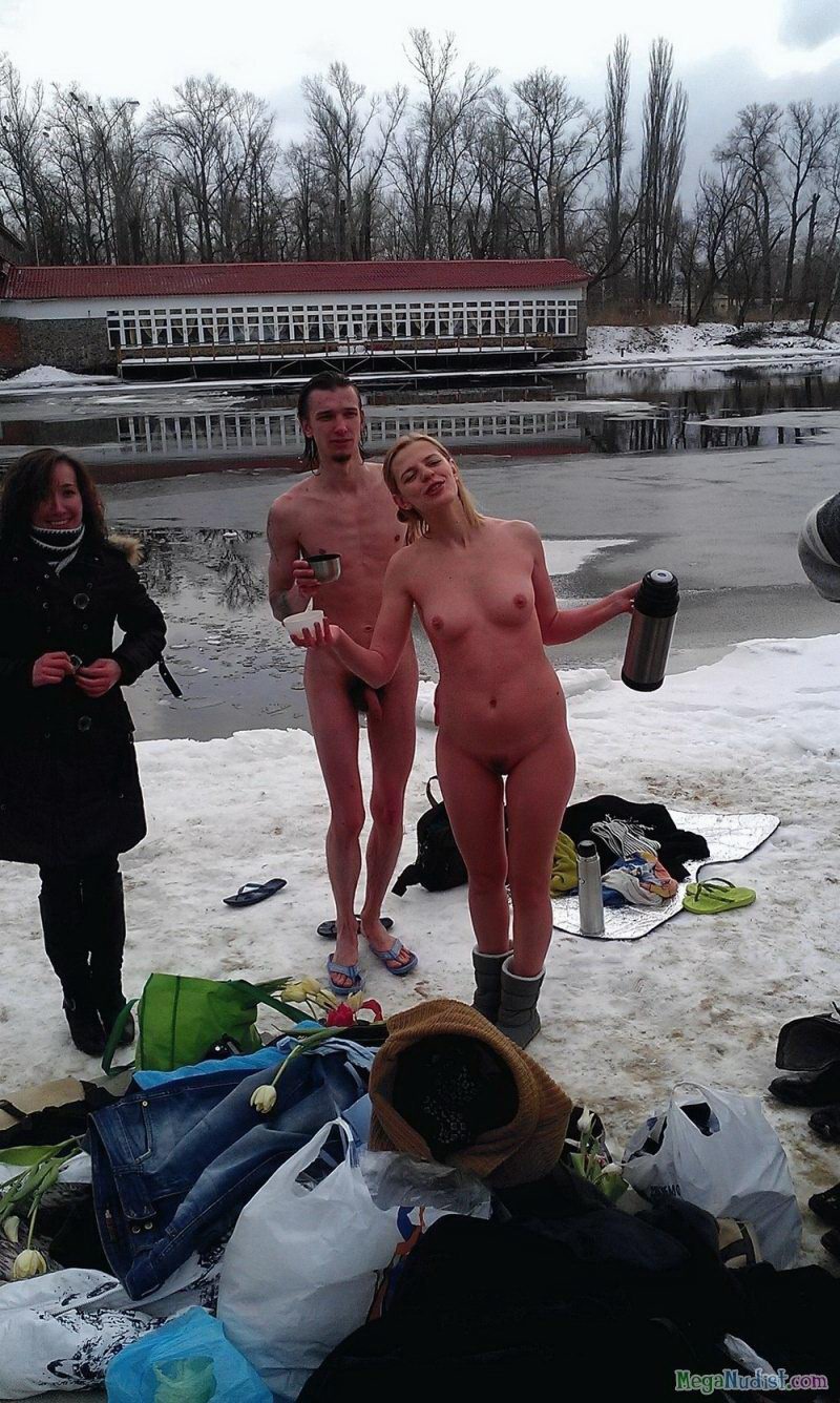 Epiphany bathing naked