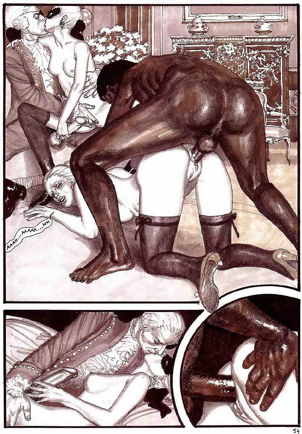 Historical erotic comics