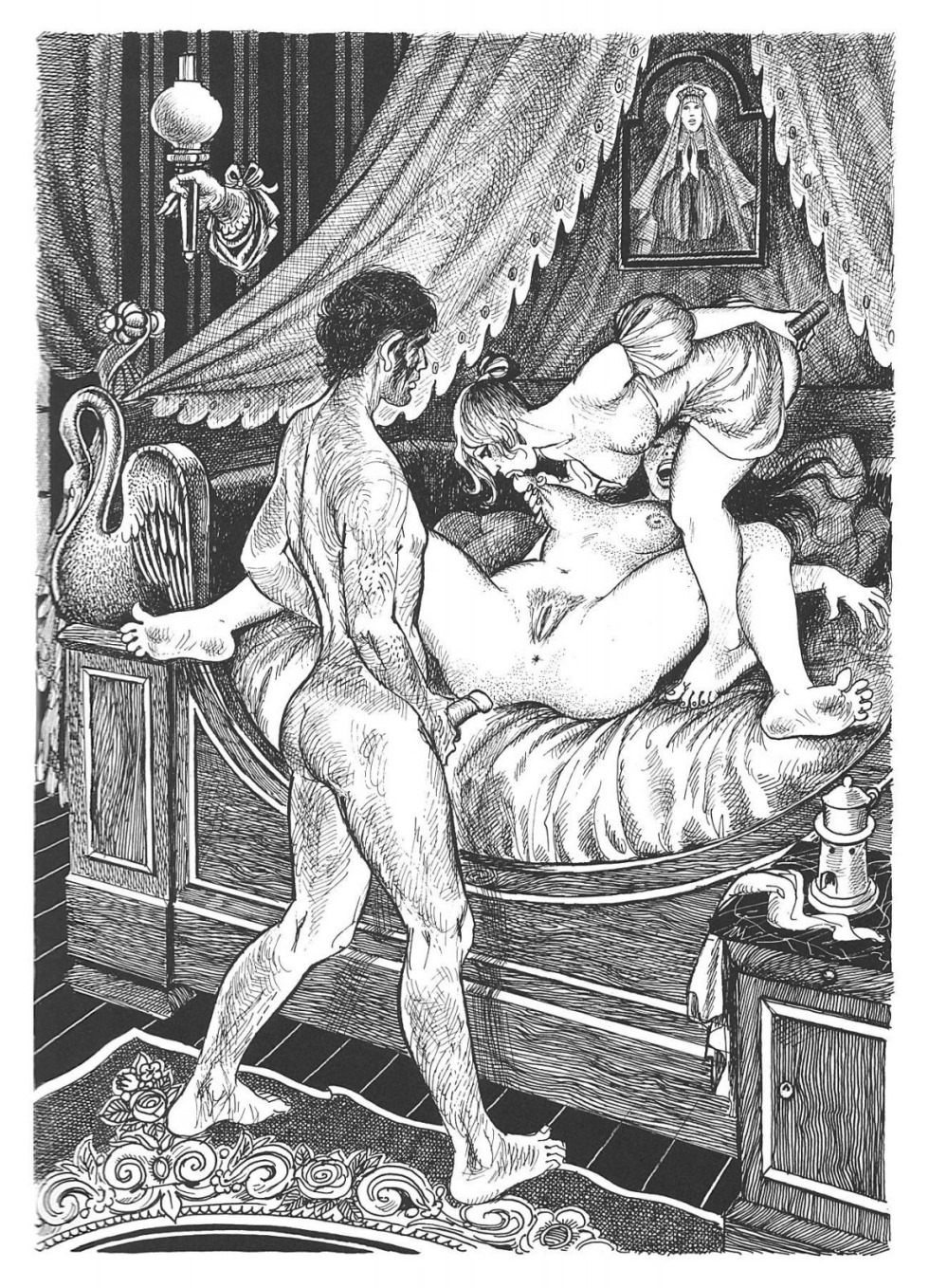 Henry Lossov Erotic engravings