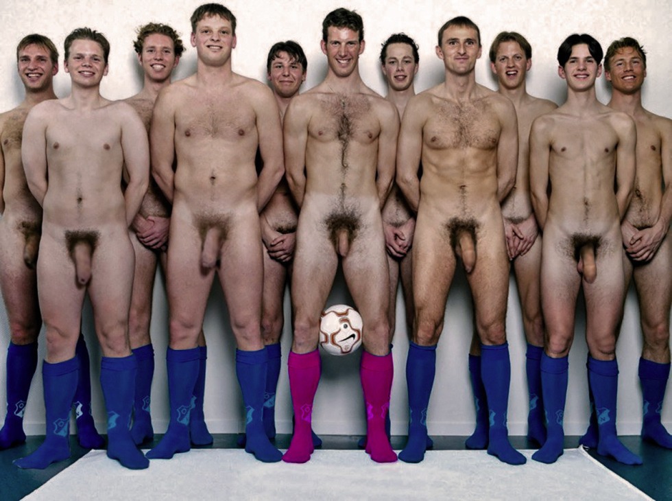 Naked athletes of men