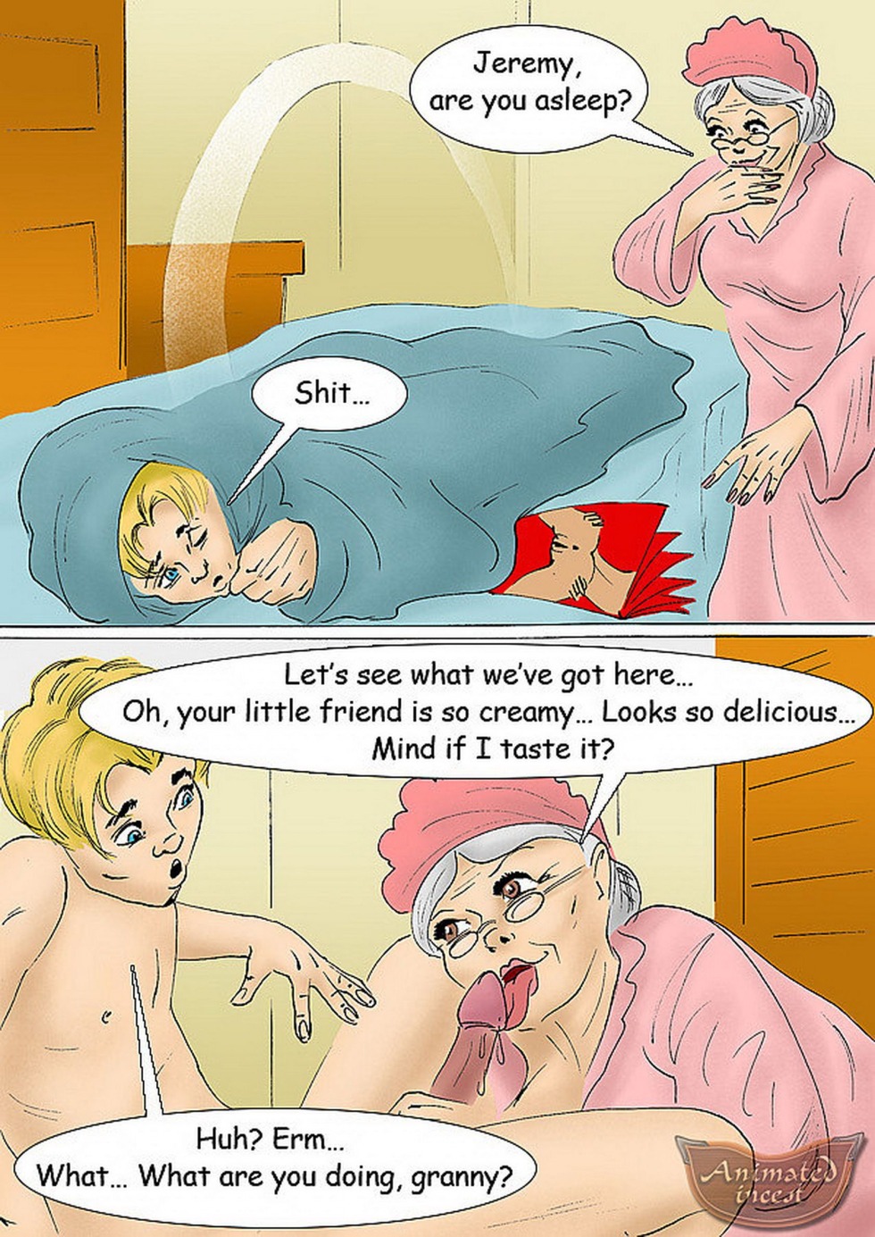 Erotic comics with grannies