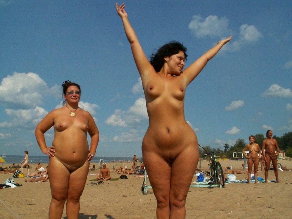 Naked Russian women on the beach