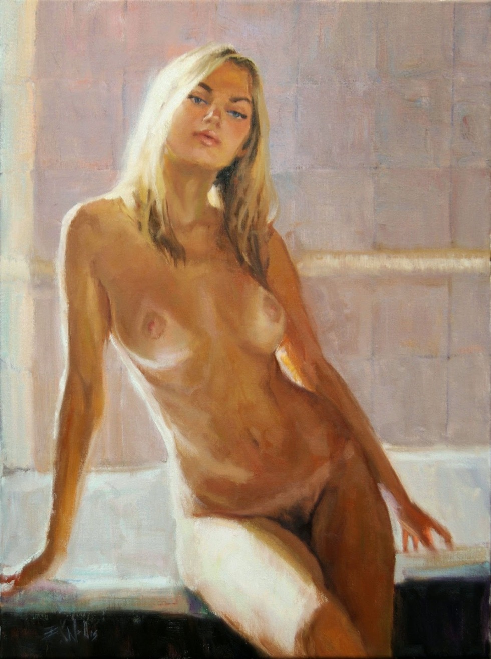 Modern painting is nudity