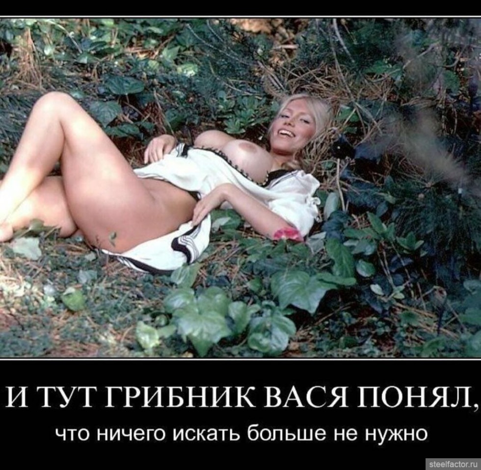 Fuck in the forest demotivator