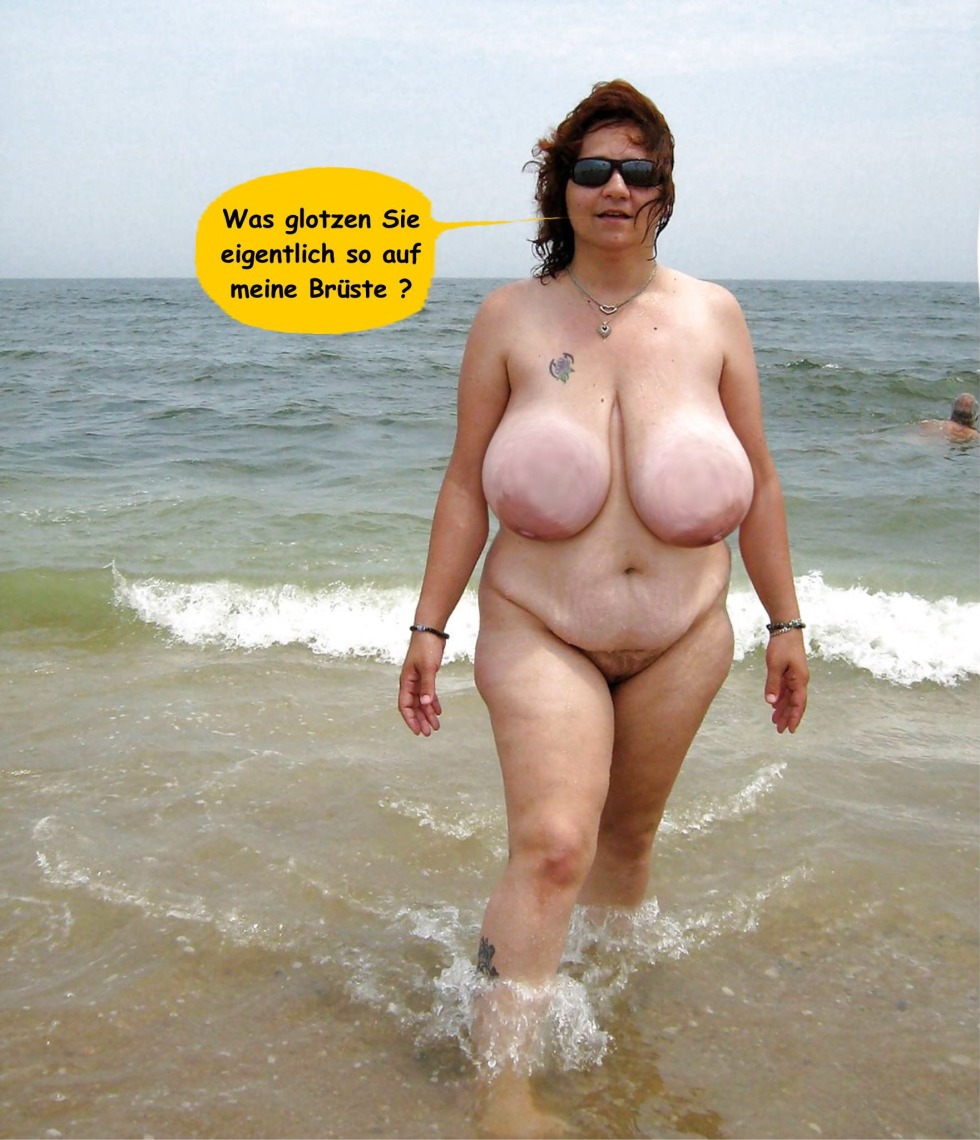 Large ladies naked on the beach