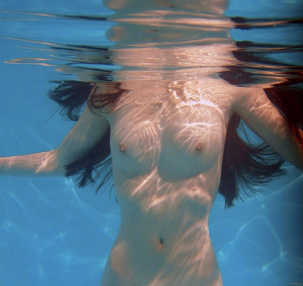 Naked girls in water