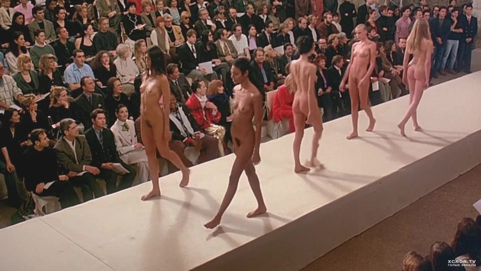Fashion screening naked on the catwalk